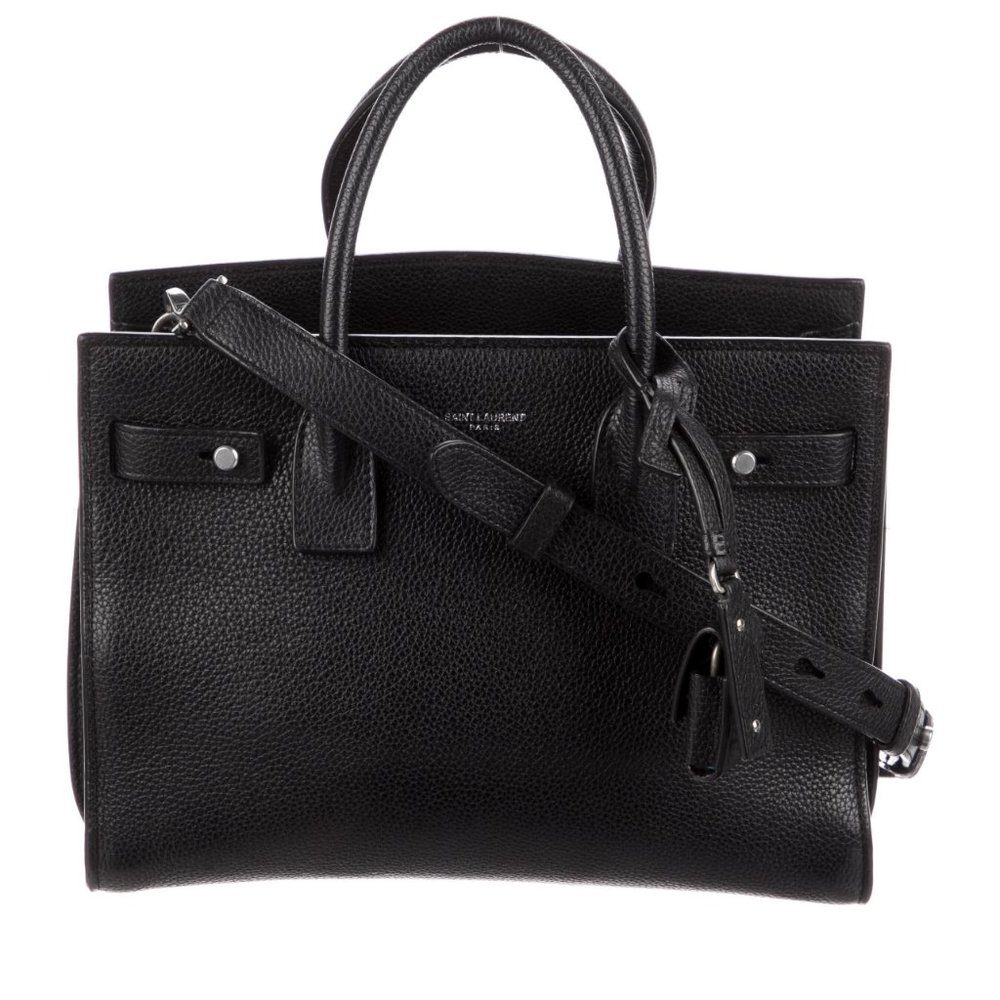 Saint Laurent Sac De Jour Baby BLACK SOUPLE GRAINED CALFSKIN